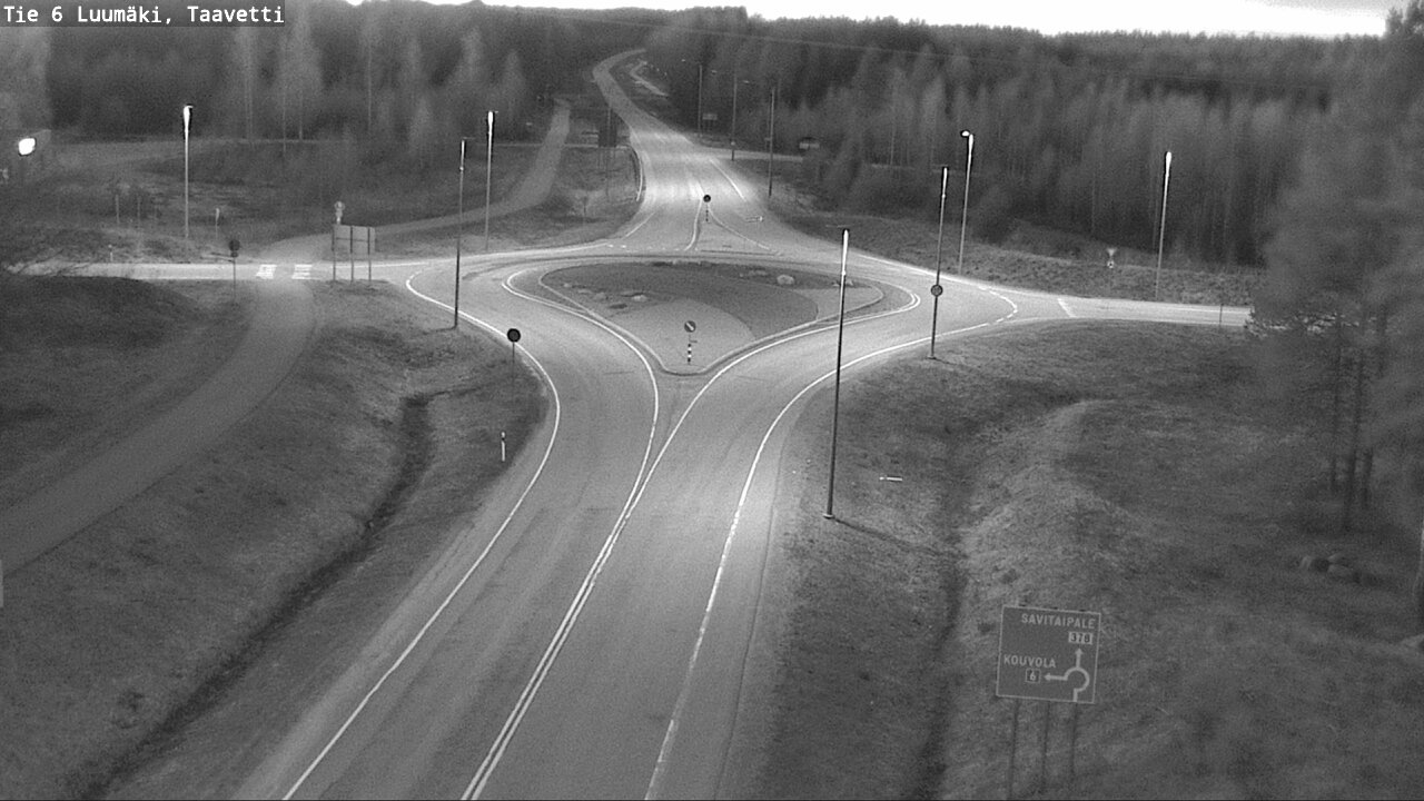 Weather Camera Image Väg 6 Luumäki, Taavetti, Luumäki, Etelä-Karjala
