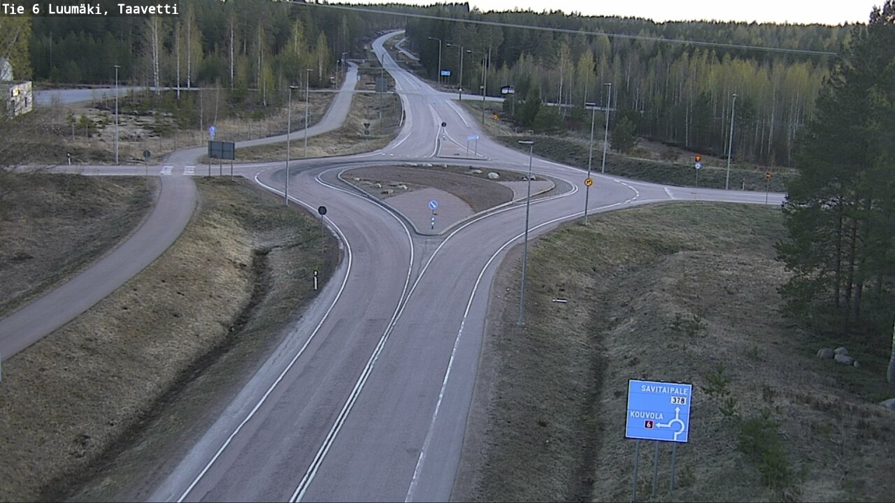 Weather Camera Image Väg 6 Luumäki, Taavetti, Luumäki, Etelä-Karjala