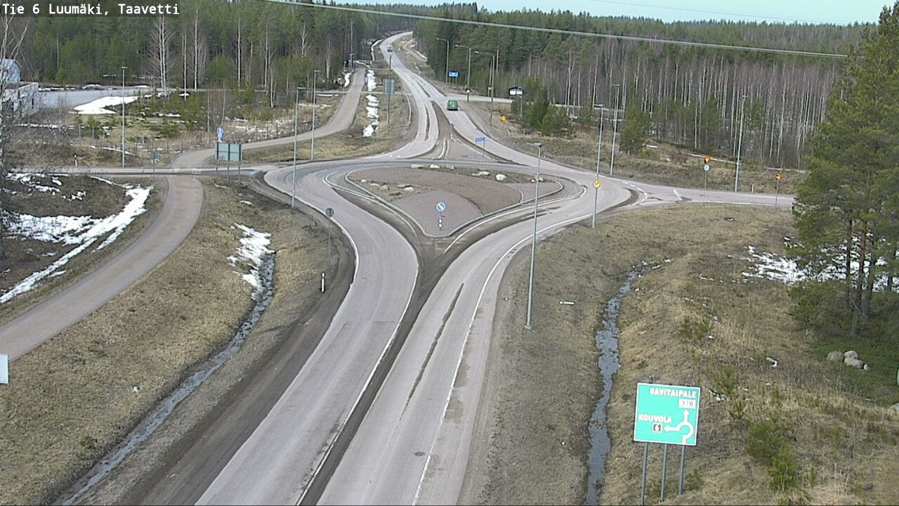 Weather Camera Image Väg 6 Luumäki, Taavetti, Luumäki, Etelä-Karjala