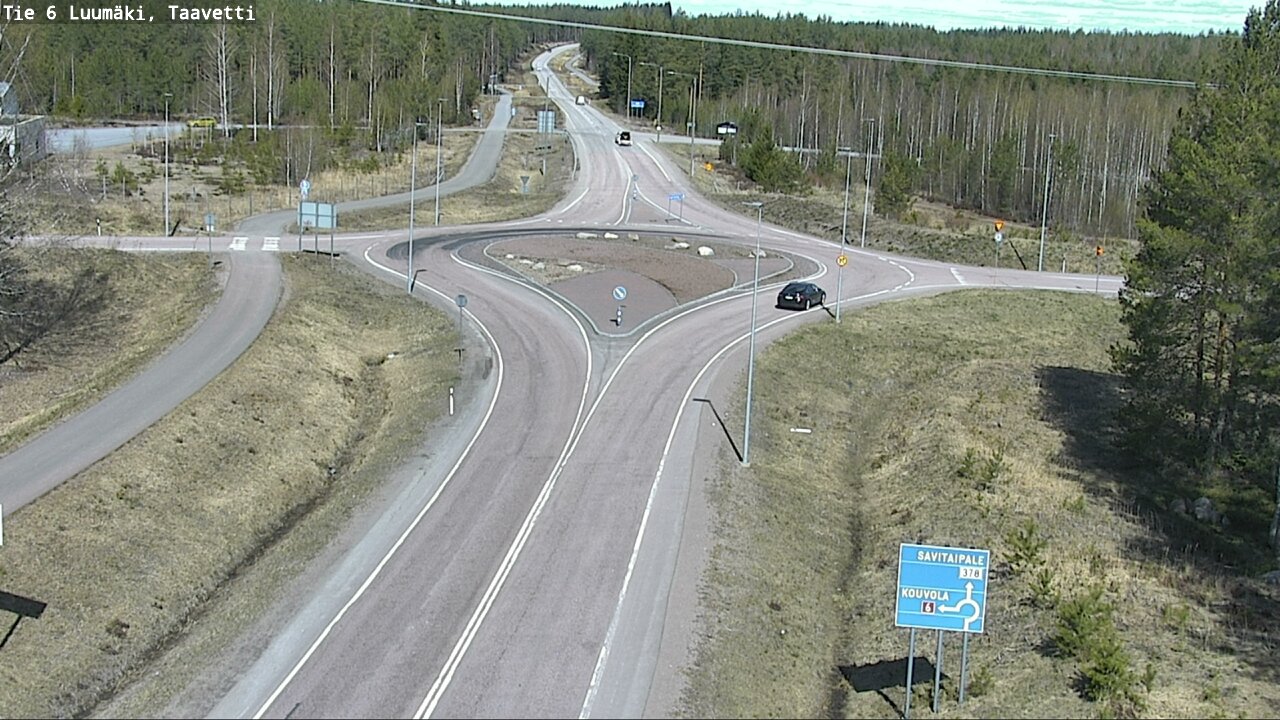 Weather Camera Image Väg 6 Luumäki, Taavetti, Luumäki, Etelä-Karjala