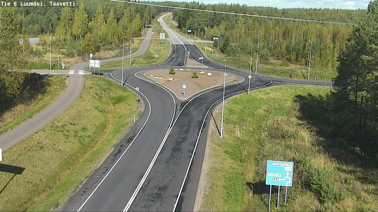 Weather Camera Image Väg 6 Luumäki, Taavetti, Luumäki, Etelä-Karjala