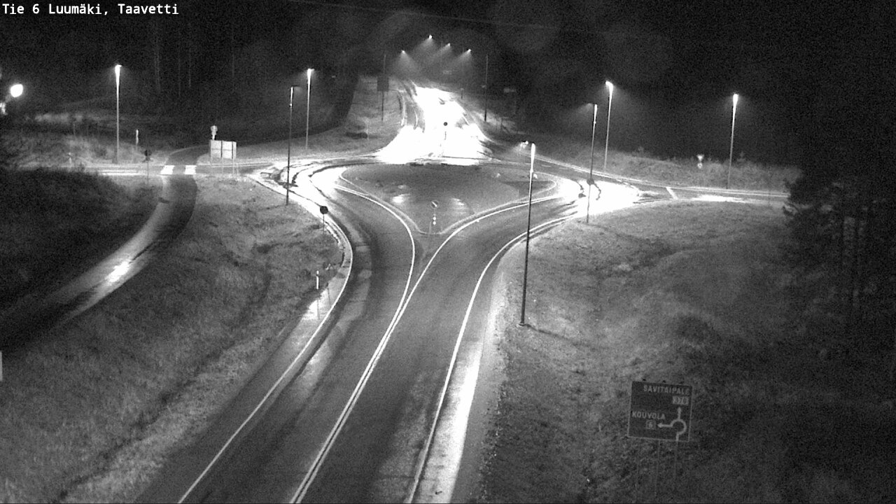 Weather Camera Image Väg 6 Luumäki, Taavetti, Luumäki, Etelä-Karjala