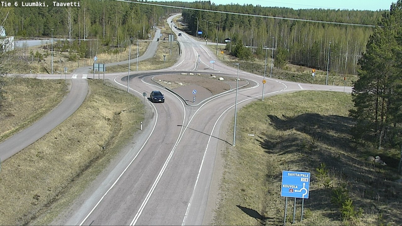 Weather Camera Image Road 6 Luumäki, Taavetti, Luumäki, Etelä-Karjala