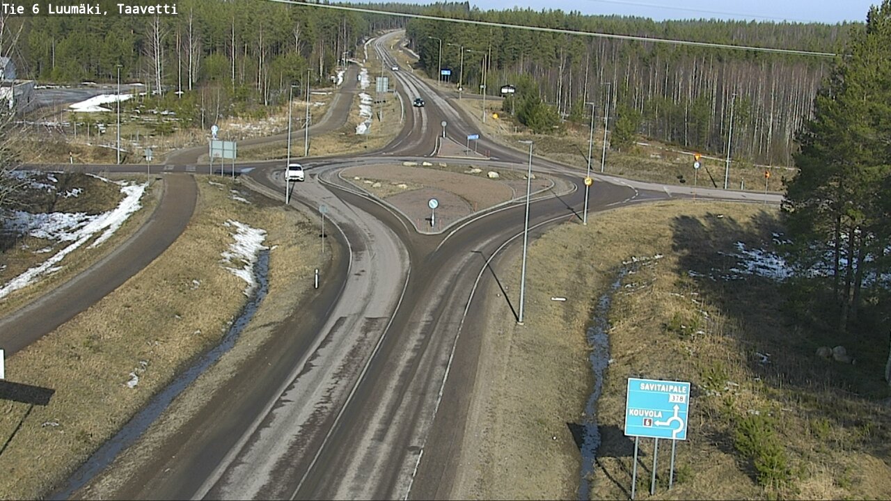 Weather Camera Image Väg 6 Luumäki, Taavetti, Luumäki, Etelä-Karjala