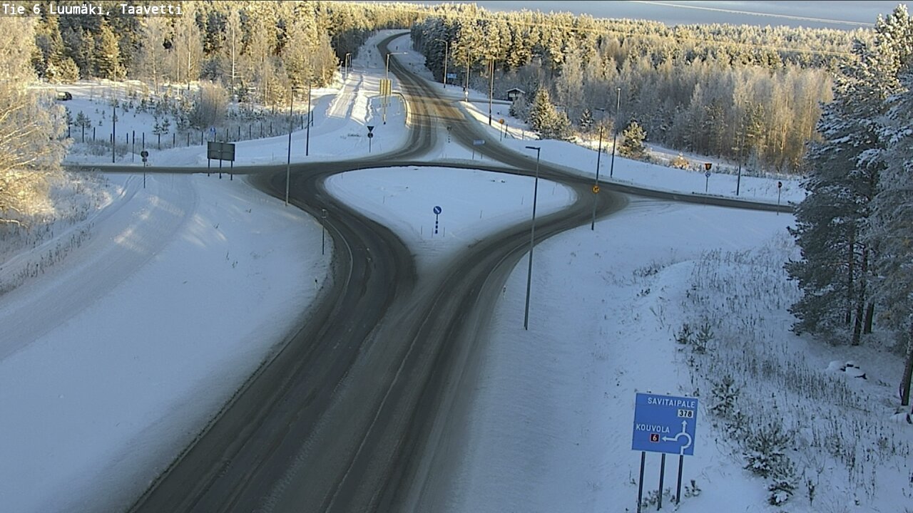 Weather Camera Image Road 6 Luumäki, Taavetti, Luumäki, Etelä-Karjala