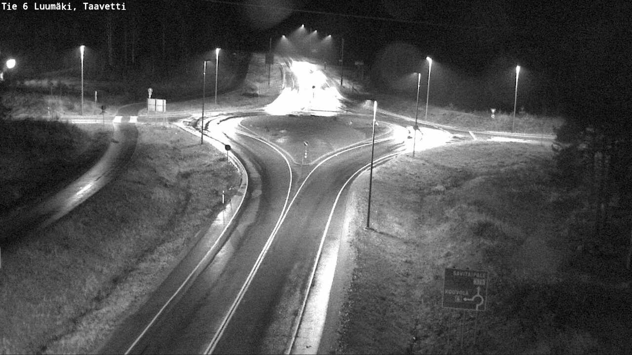 Weather Camera Image Väg 6 Luumäki, Taavetti, Luumäki, Etelä-Karjala
