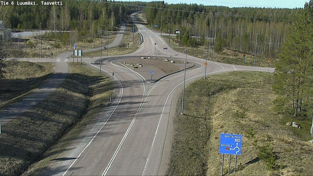 Weather Camera Image Väg 6 Luumäki, Taavetti, Luumäki, Etelä-Karjala