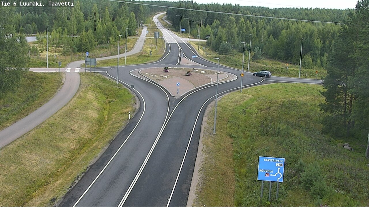 Weather Camera Image Väg 6 Luumäki, Taavetti, Luumäki, Etelä-Karjala
