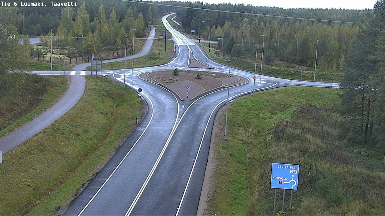 Weather Camera Image Road 6 Luumäki, Taavetti, Luumäki, Etelä-Karjala