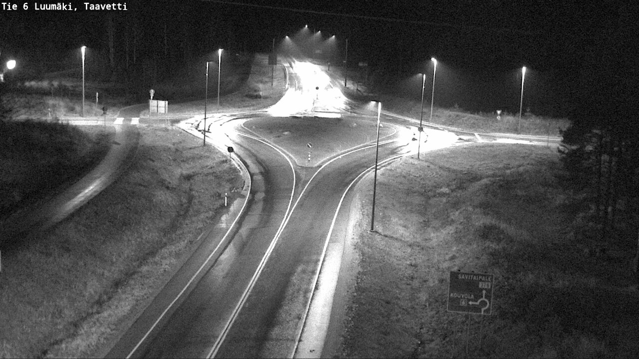 Weather Camera Image Väg 6 Luumäki, Taavetti, Luumäki, Etelä-Karjala