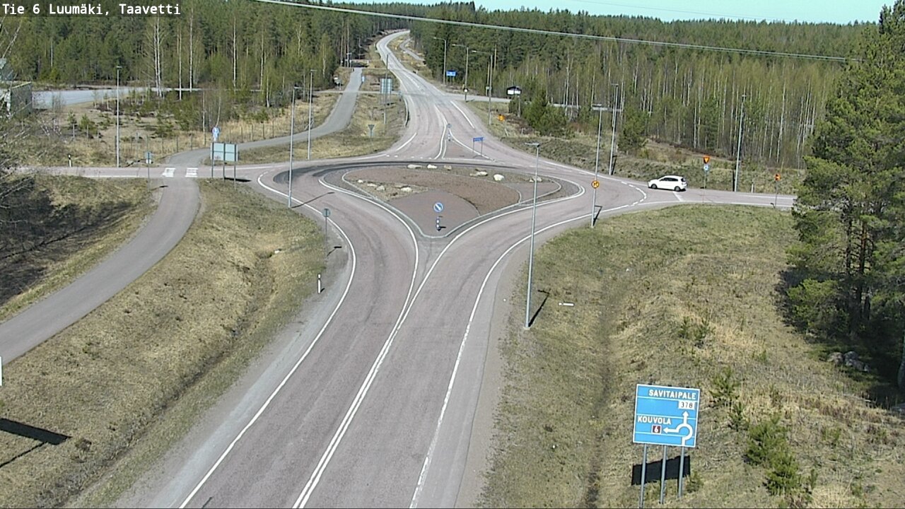 Weather Camera Image Road 6 Luumäki, Taavetti, Luumäki, Etelä-Karjala