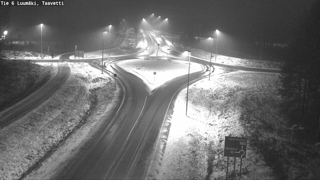 Weather Camera Image Väg 6 Luumäki, Taavetti, Luumäki, Etelä-Karjala