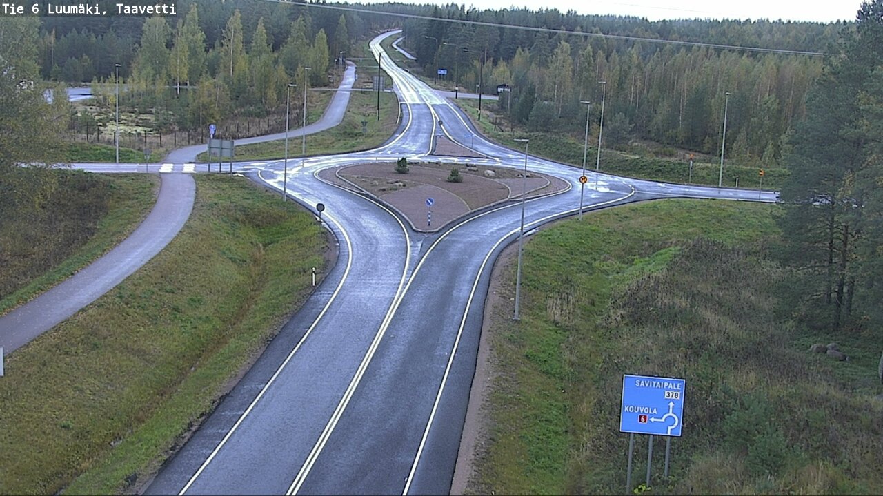 Weather Camera Image Road 6 Luumäki, Taavetti, Luumäki, Etelä-Karjala