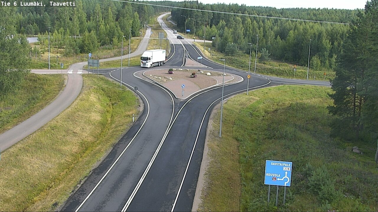 Weather Camera Image Väg 6 Luumäki, Taavetti, Luumäki, Etelä-Karjala