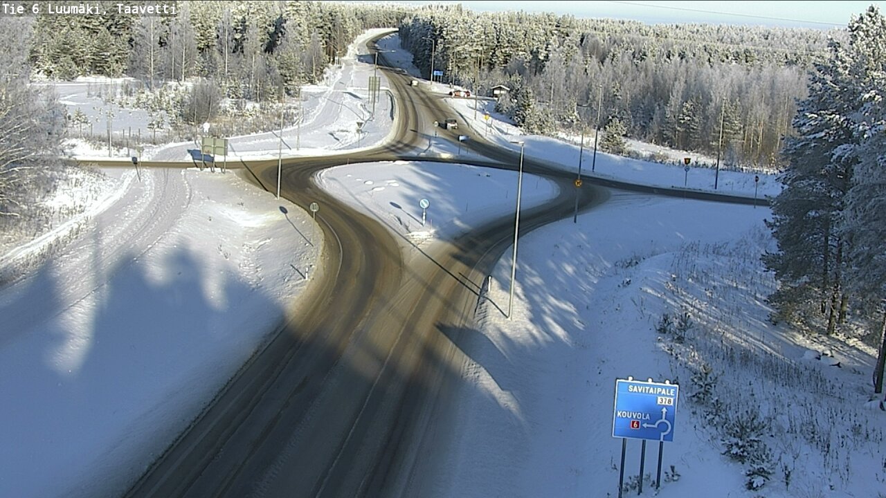 Weather Camera Image Road 6 Luumäki, Taavetti, Luumäki, Etelä-Karjala