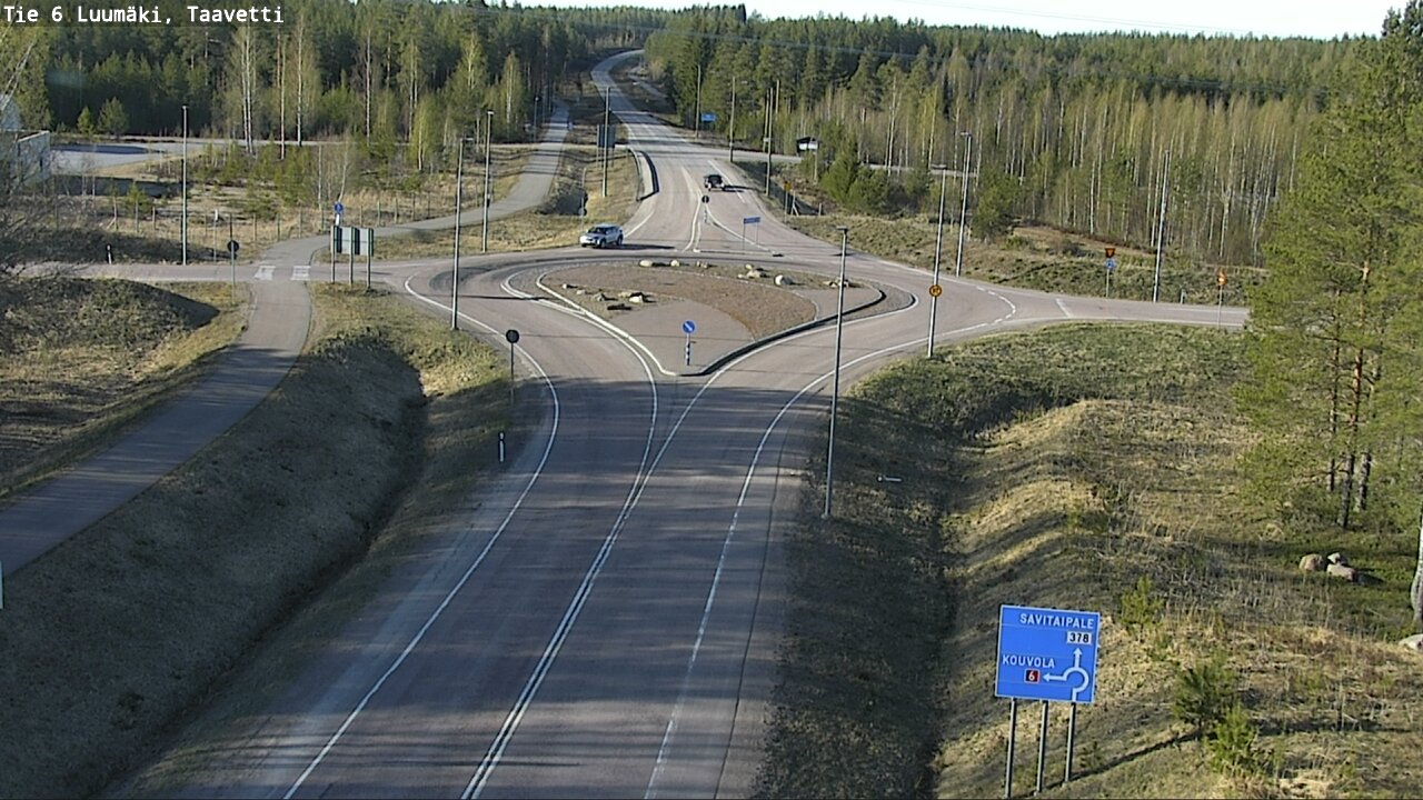 Weather Camera Image Väg 6 Luumäki, Taavetti, Luumäki, Etelä-Karjala