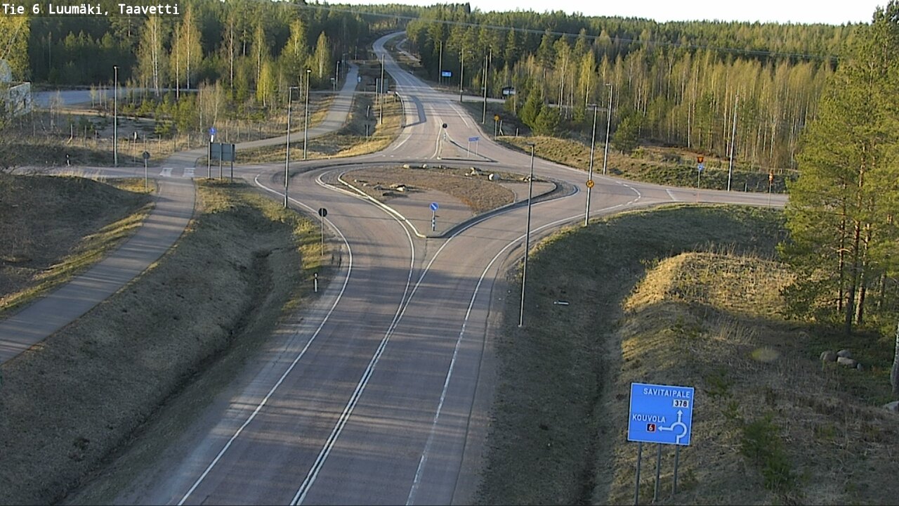 Weather Camera Image Väg 6 Luumäki, Taavetti, Luumäki, Etelä-Karjala