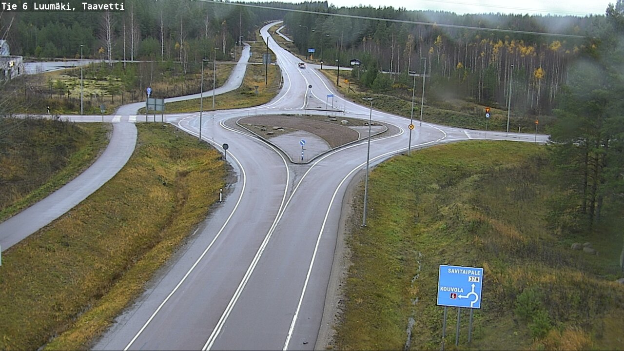 Weather Camera Image Väg 6 Luumäki, Taavetti, Luumäki, Etelä-Karjala