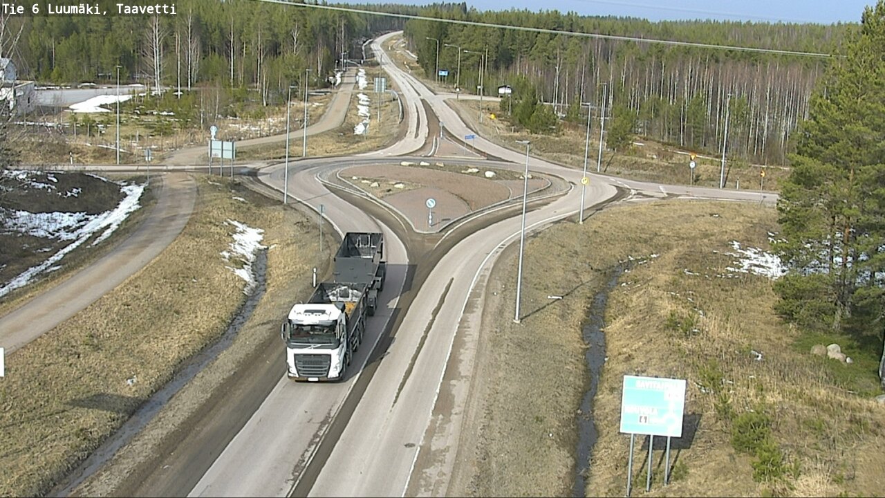 Weather Camera Image Väg 6 Luumäki, Taavetti, Luumäki, Etelä-Karjala
