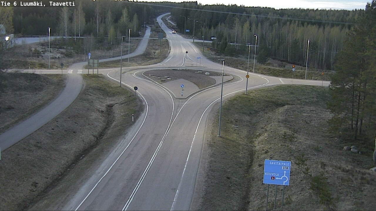 Weather Camera Image Väg 6 Luumäki, Taavetti, Luumäki, Etelä-Karjala