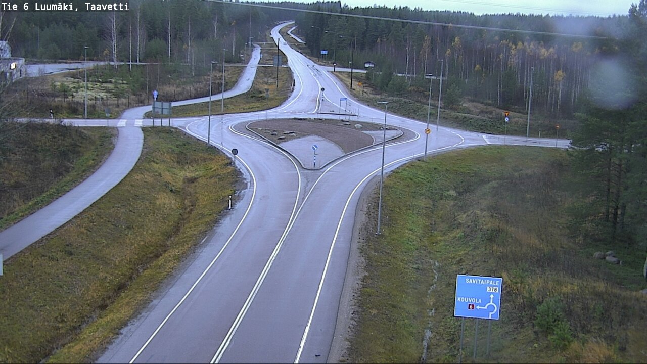 Weather Camera Image Väg 6 Luumäki, Taavetti, Luumäki, Etelä-Karjala