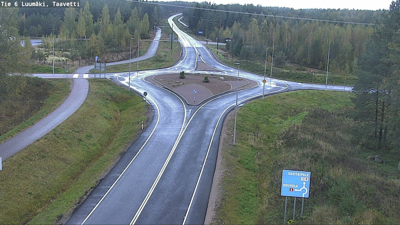 Weather Camera Image Road 6 Luumäki, Taavetti, Luumäki, Etelä-Karjala