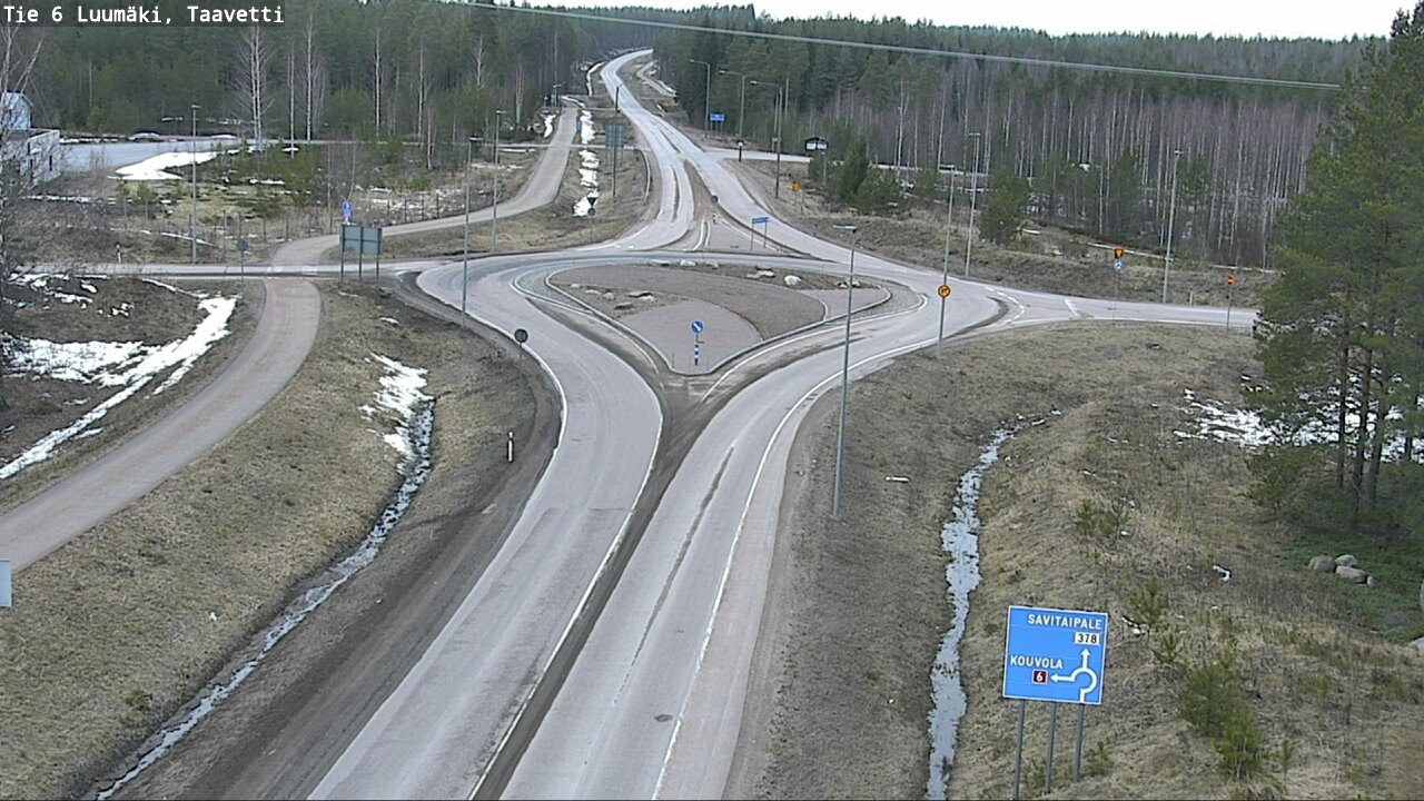 Weather Camera Image Väg 6 Luumäki, Taavetti, Luumäki, Etelä-Karjala