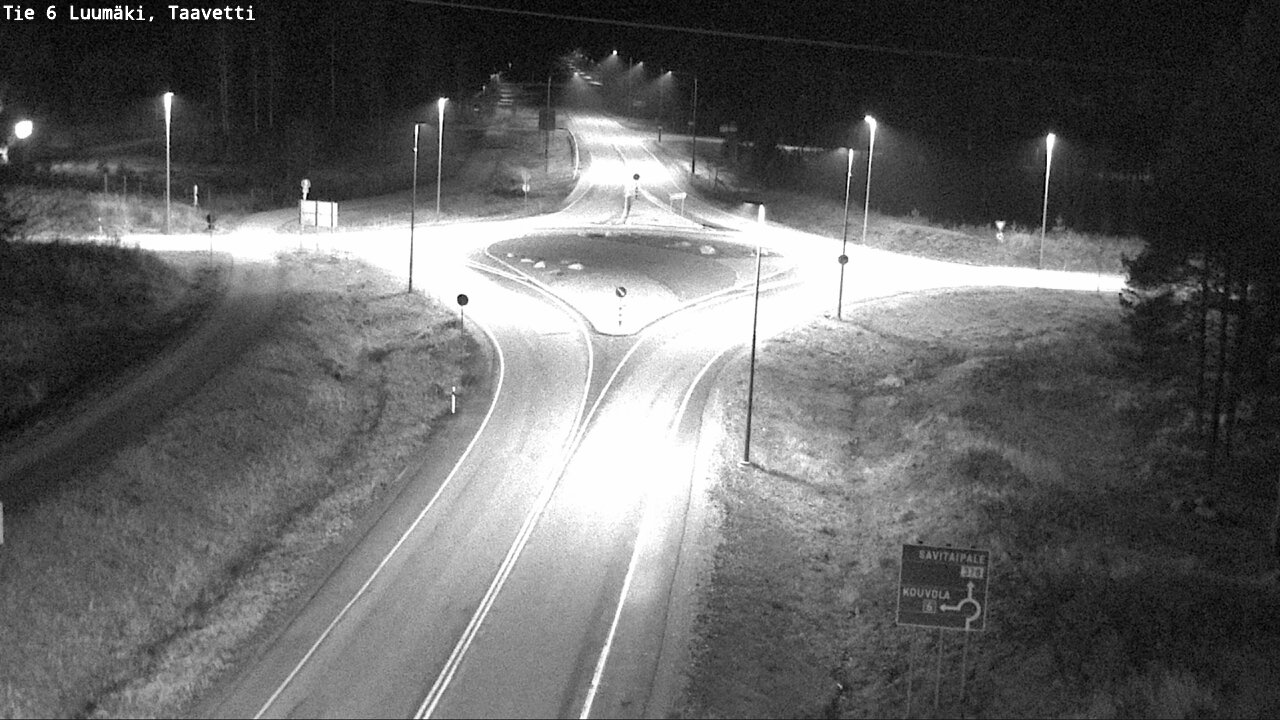 Weather Camera Image Väg 6 Luumäki, Taavetti, Luumäki, Etelä-Karjala