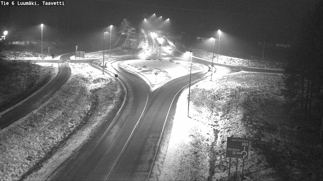 Weather Camera Image Väg 6 Luumäki, Taavetti, Luumäki, Etelä-Karjala