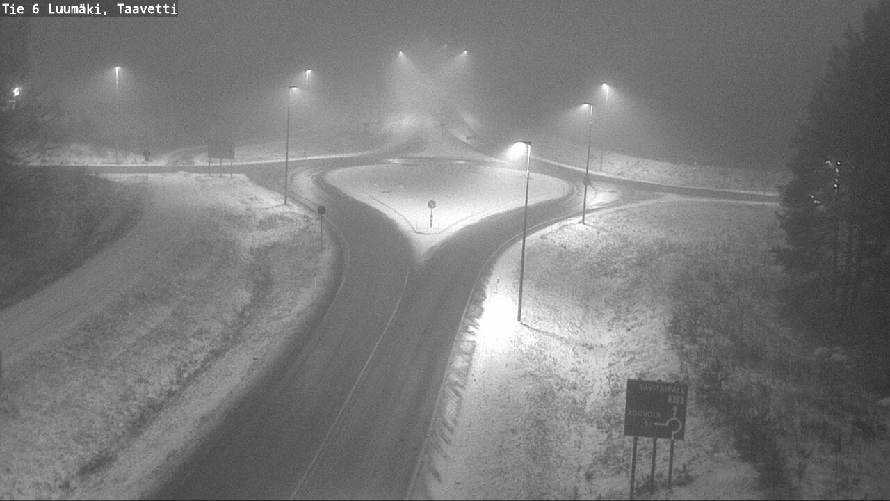 Weather Camera Image Väg 6 Luumäki, Taavetti, Luumäki, Etelä-Karjala