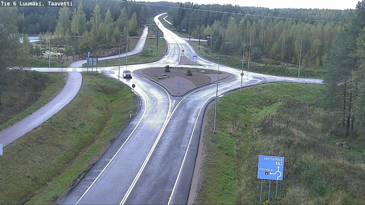 Weather Camera Image Road 6 Luumäki, Taavetti, Luumäki, Etelä-Karjala