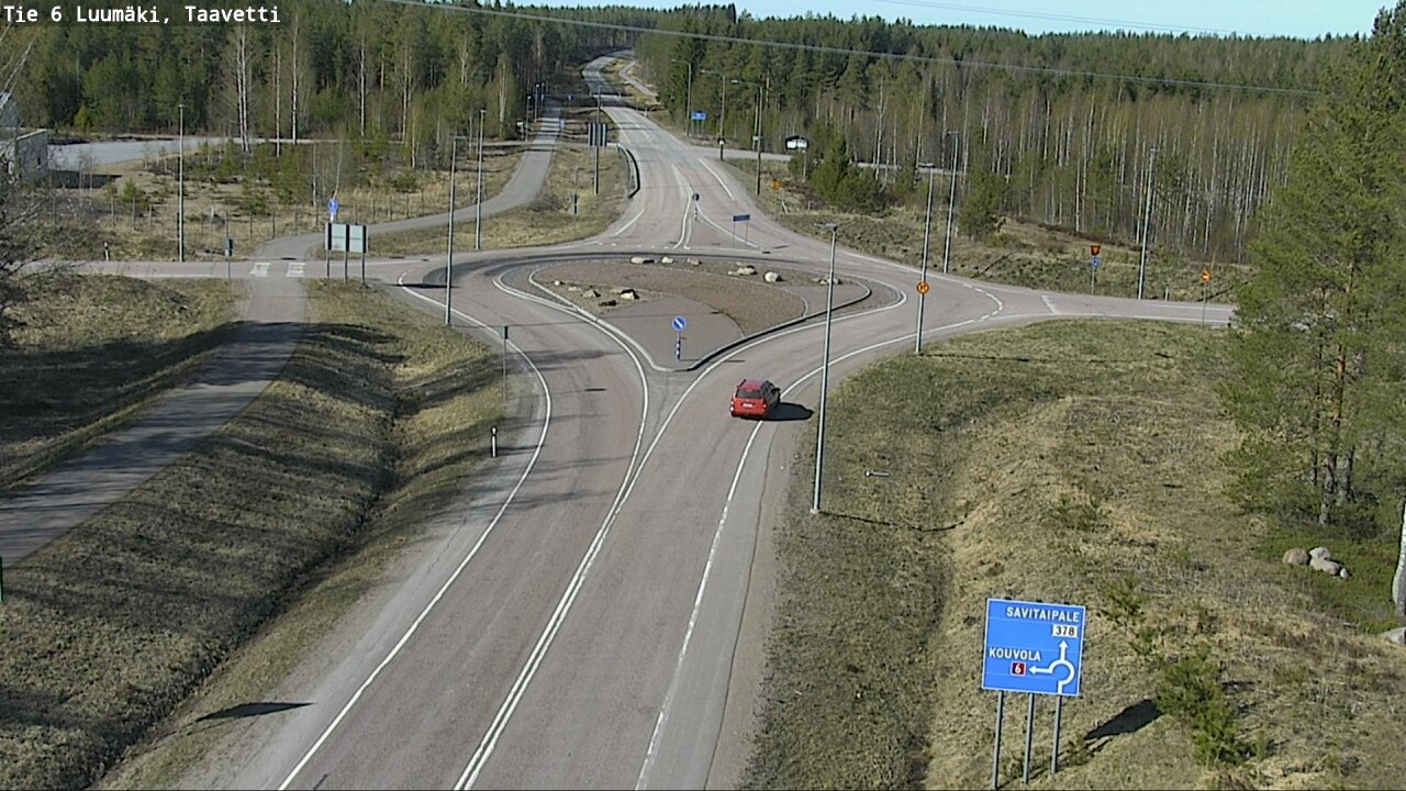 Weather Camera Image Väg 6 Luumäki, Taavetti, Luumäki, Etelä-Karjala