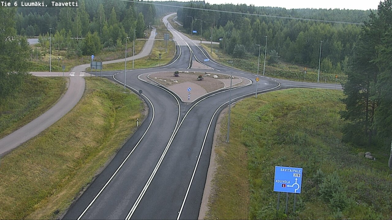 Weather Camera Image Road 6 Luumäki, Taavetti, Luumäki, Etelä-Karjala