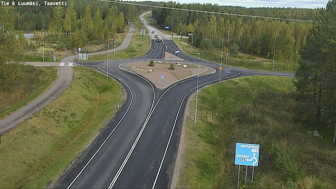 Weather Camera Image Road 6 Luumäki, Taavetti, Luumäki, Etelä-Karjala