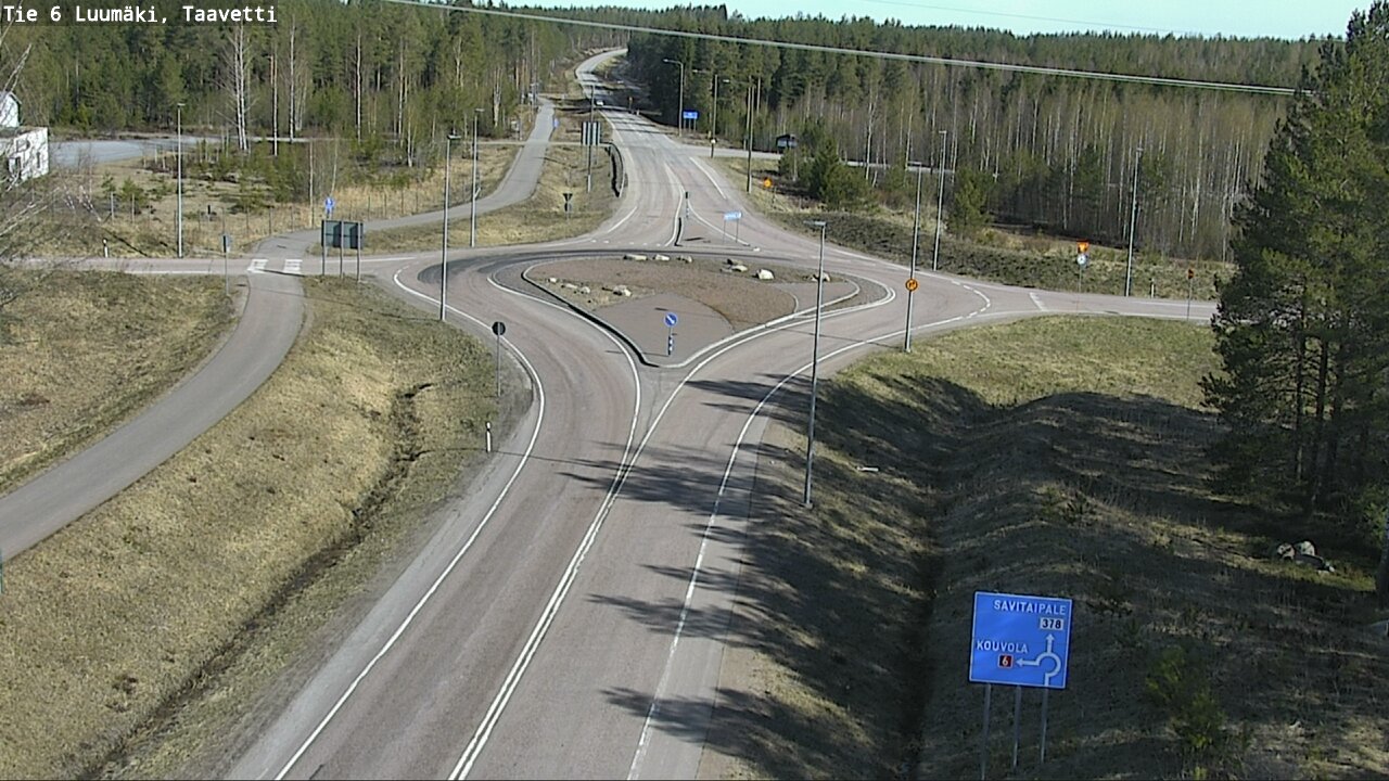 Weather Camera Image Väg 6 Luumäki, Taavetti, Luumäki, Etelä-Karjala