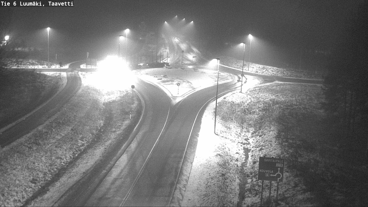 Weather Camera Image Väg 6 Luumäki, Taavetti, Luumäki, Etelä-Karjala
