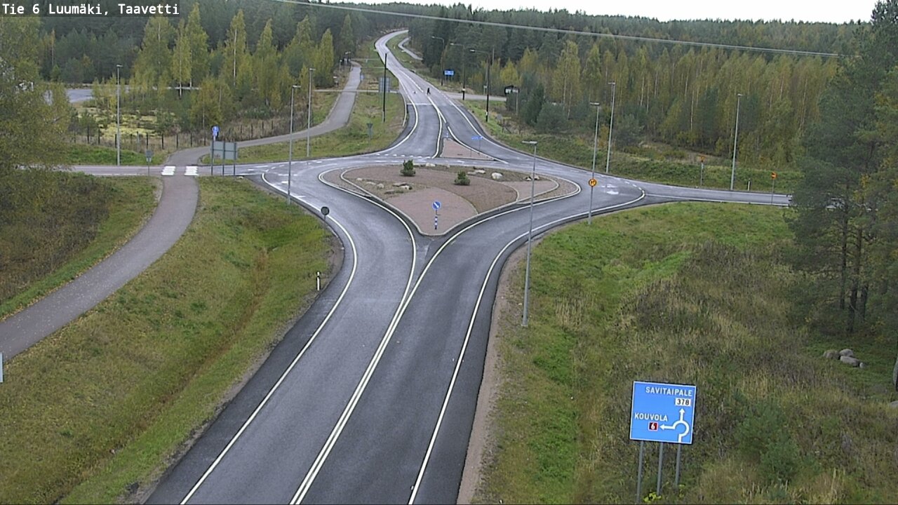 Weather Camera Image Road 6 Luumäki, Taavetti, Luumäki, Etelä-Karjala