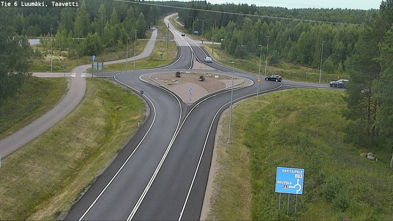 Weather Camera Image Väg 6 Luumäki, Taavetti, Luumäki, Etelä-Karjala