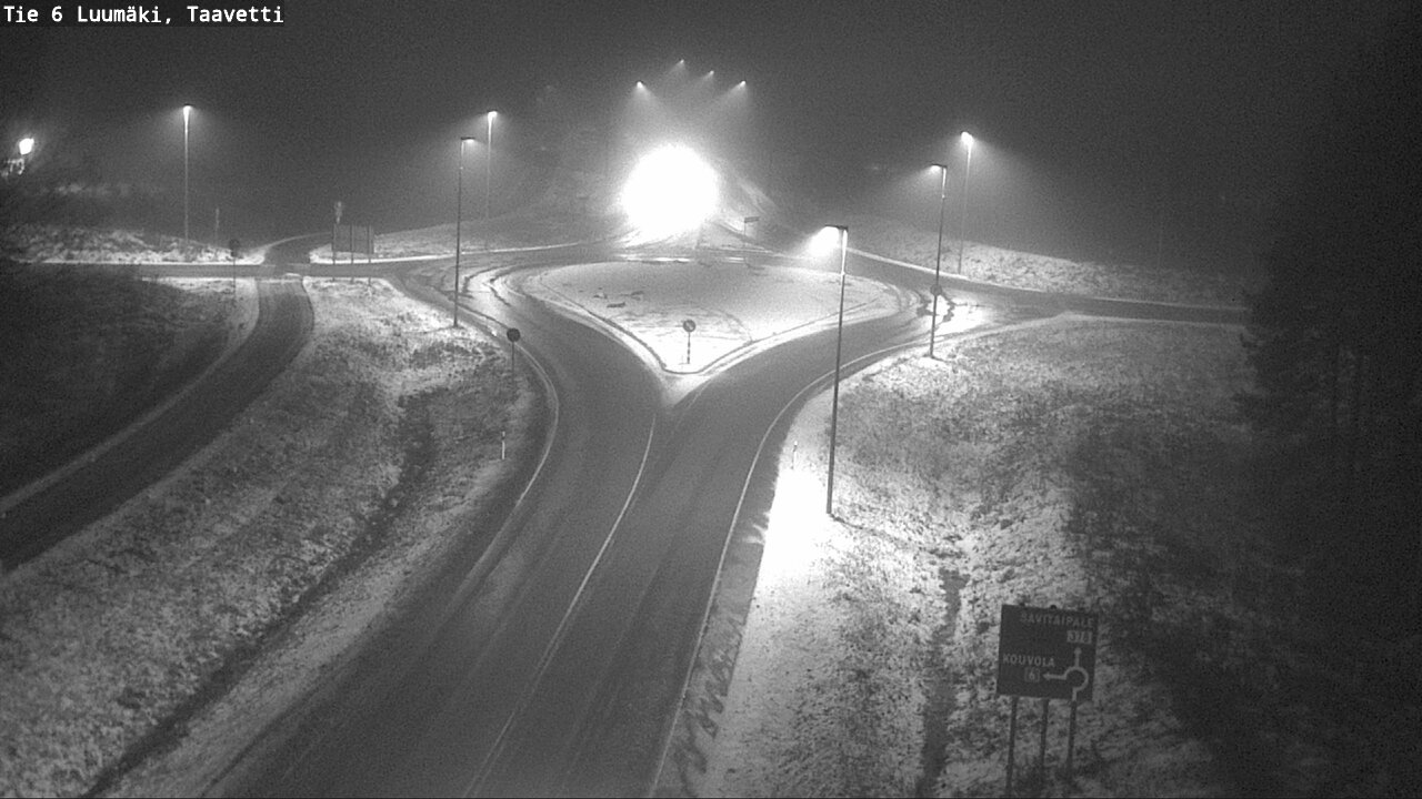 Weather Camera Image Väg 6 Luumäki, Taavetti, Luumäki, Etelä-Karjala