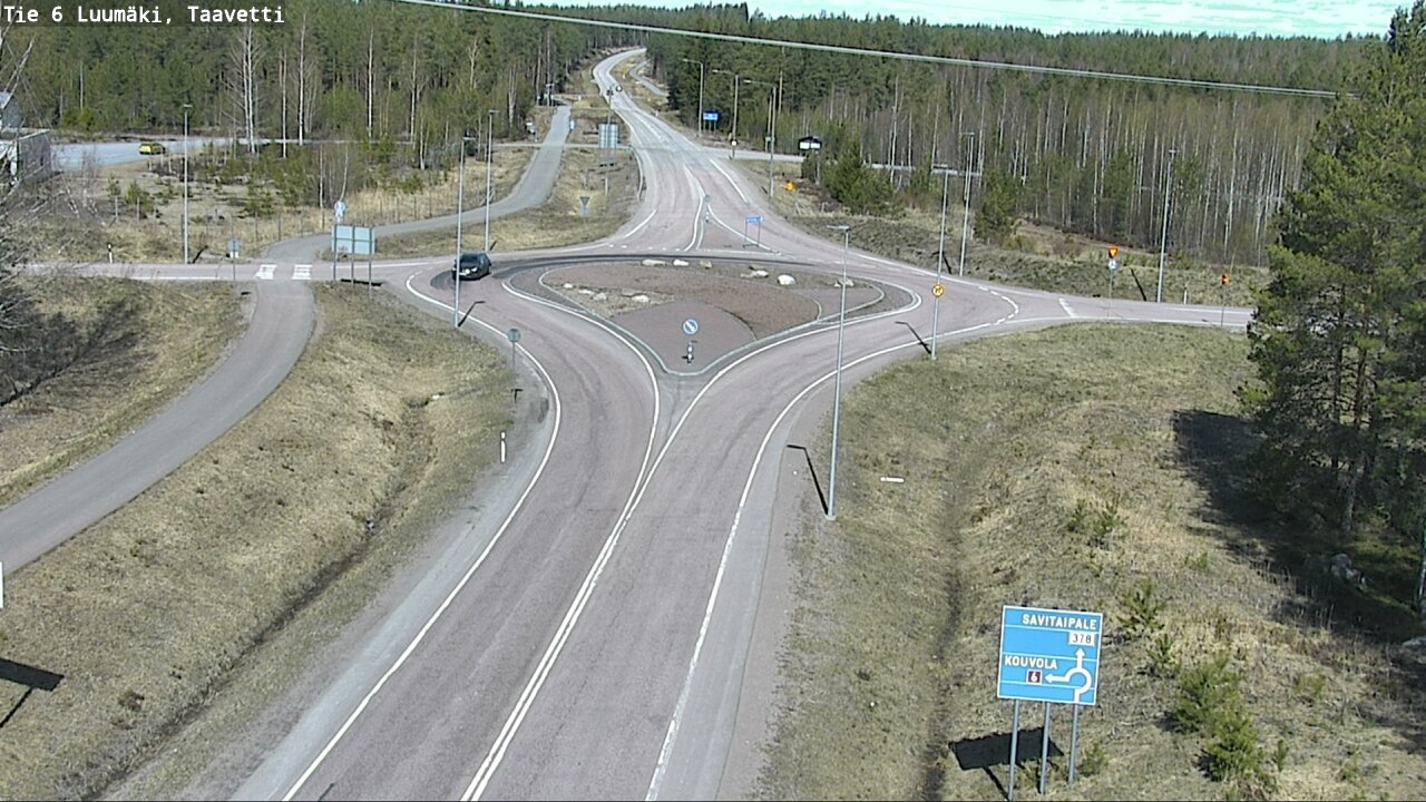 Weather Camera Image Väg 6 Luumäki, Taavetti, Luumäki, Etelä-Karjala
