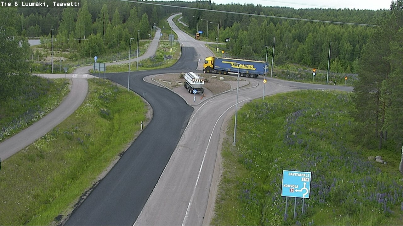 Kelikamerat Kuva Tie 6 Luumäki, Taavetti, Luumäki, Etelä-Karjala