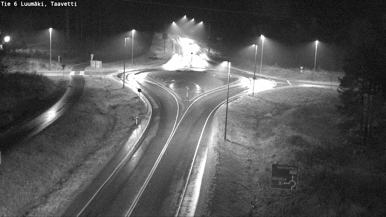 Weather Camera Image Väg 6 Luumäki, Taavetti, Luumäki, Etelä-Karjala