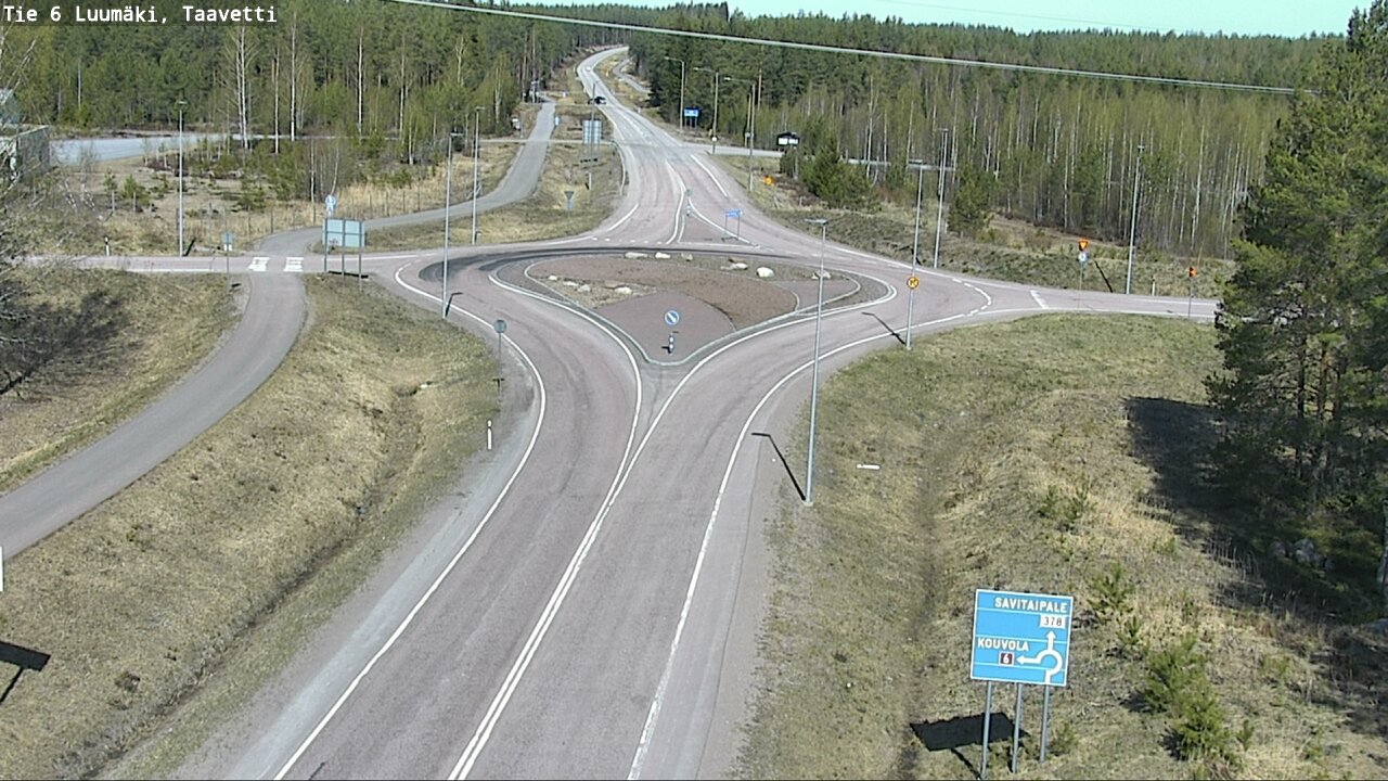 Weather Camera Image Road 6 Luumäki, Taavetti, Luumäki, Etelä-Karjala