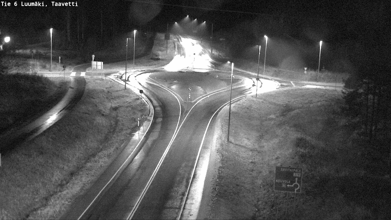 Weather Camera Image Väg 6 Luumäki, Taavetti, Luumäki, Etelä-Karjala