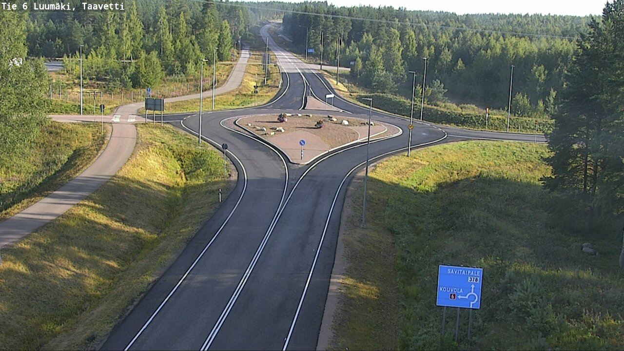 Weather Camera Image Road 6 Luumäki, Taavetti, Luumäki, Etelä-Karjala