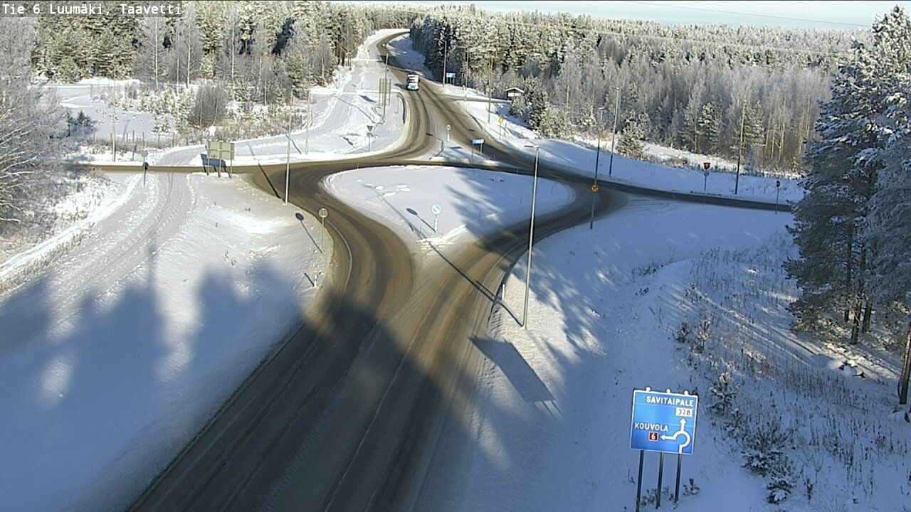 Weather Camera Image Road 6 Luumäki, Taavetti, Luumäki, Etelä-Karjala