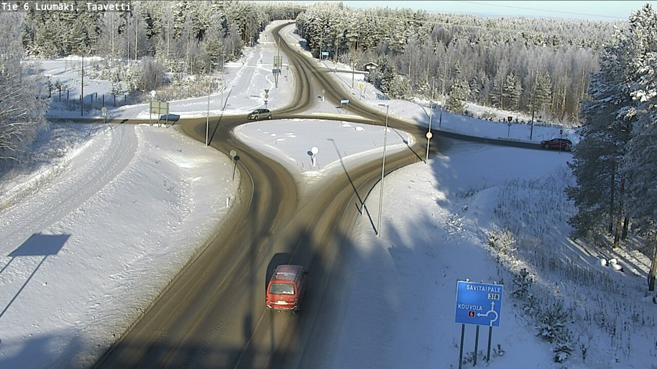 Weather Camera Image Road 6 Luumäki, Taavetti, Luumäki, Etelä-Karjala