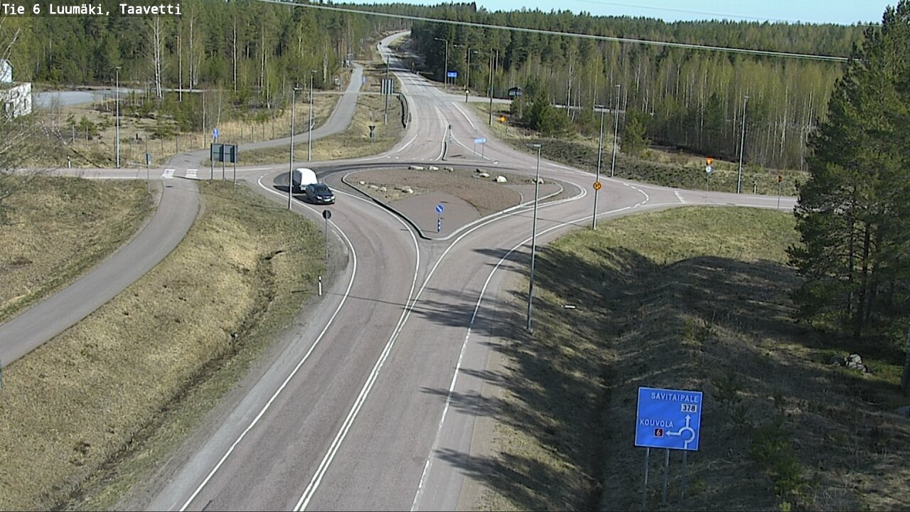 Weather Camera Image Road 6 Luumäki, Taavetti, Luumäki, Etelä-Karjala