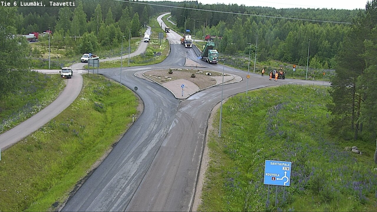 Kelikamerat Kuva Tie 6 Luumäki, Taavetti, Luumäki, Etelä-Karjala
