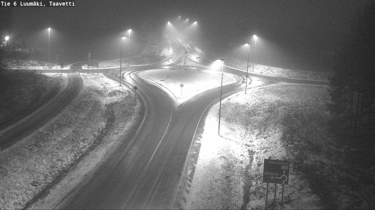 Weather Camera Image Väg 6 Luumäki, Taavetti, Luumäki, Etelä-Karjala